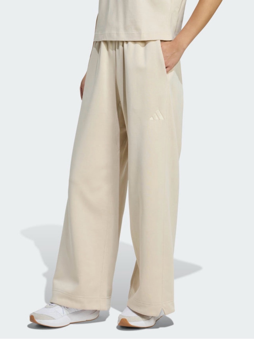 Adidas W ALL SZN T PT Crystal Linen Pants - Large
